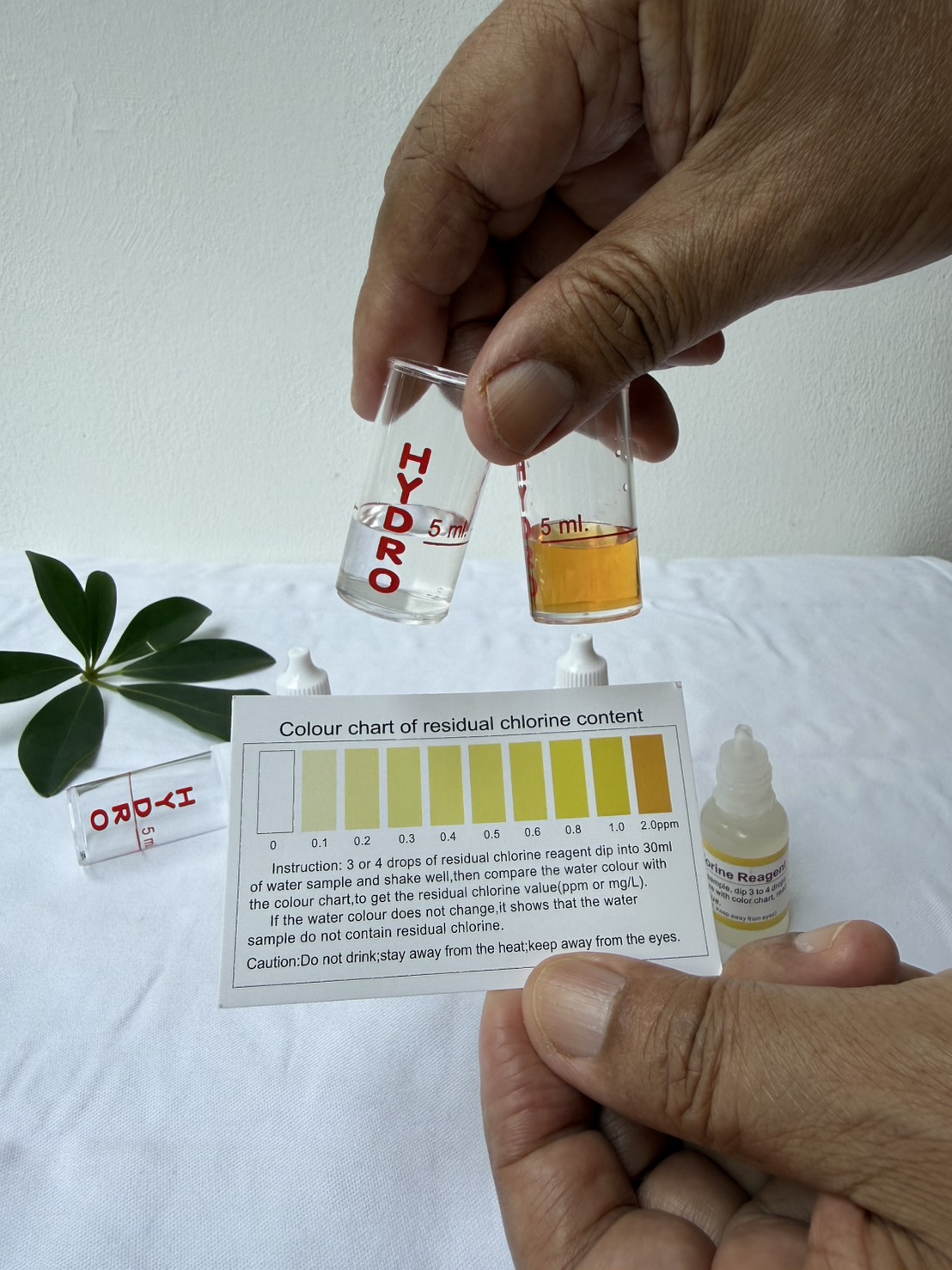 ชุดตรวจความกระด้างของน้ำ (Hardness Test Kit) + ชุดวัดคลอรีนในน้ำ ( Residual Test Kit ) - Image 5