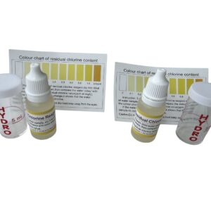 ชุดวัดคลอรีนในน้ำ ( Residual Chlorine Test Kit ) สำหรับน้ำดื่ม น้ำประปา และระบบกรองน้ำ แพคคู่ ( 2 ชุด )