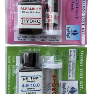 ชุดวัดค่า pH 3 หยด + ชุดวัดอัลคาไลนต์ Alkalinity Test Kit สำหรับนากุ้ง บ่อปลา ปู และงานเพาะเลี้ยวสัตว์น้ำ